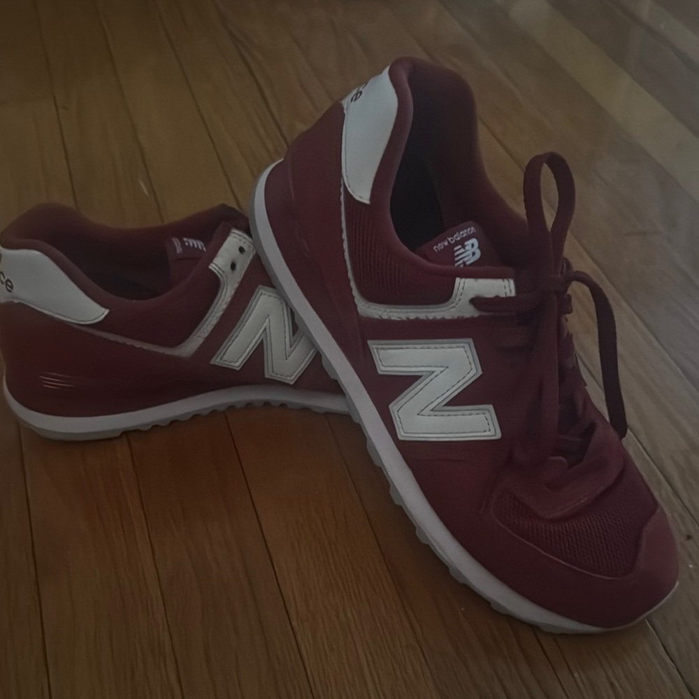 New Balance Burgundy Sneakers